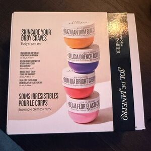 New and Sealed Sol de Janeiro Body Cream Set of 4 creams - 25ml each